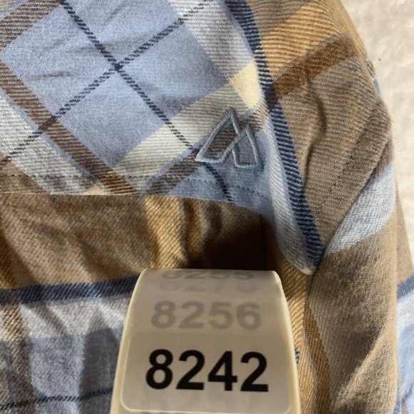 Alpine Design Shirt Mens Large Blue Plaid Cotton Flannel NWT Button-Up 8242 - Picture 8 of 8